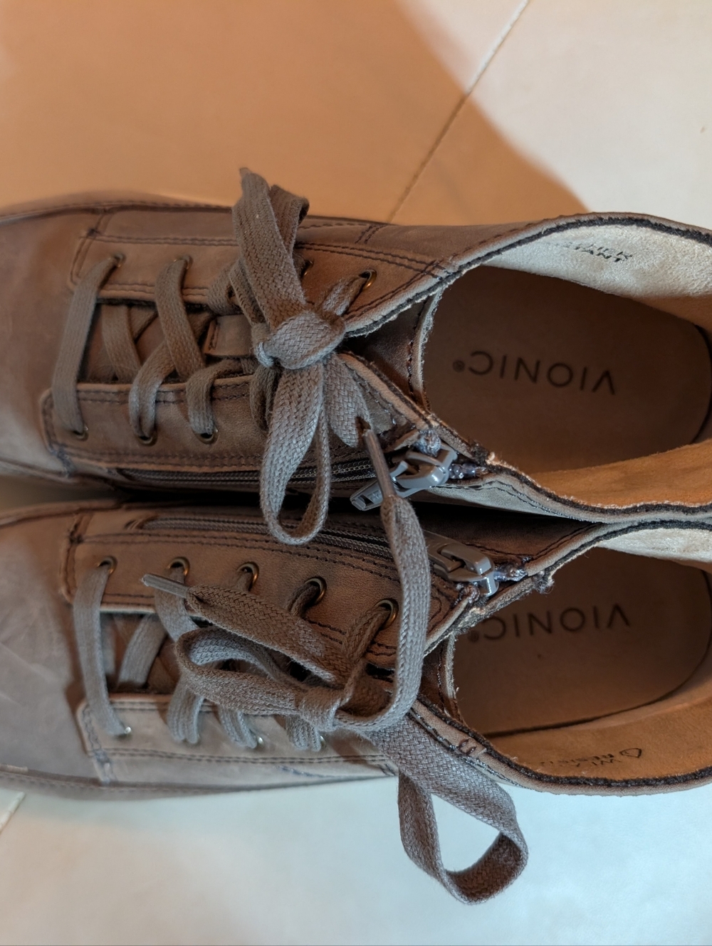 Vionic Women's Magnolia Shawna High Top Booties Lace Up Sneakers Size 9 - Picture 6 of 12